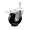 Service Caster 4 Inch Phenolic Swivel 3/8 Inch Threaded Stem Caster with Total Lock Brake SCC SCC-TSTTL20S414-PHR-381615 - alternate 1